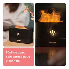 HUMIDIFICADOR AROMATIZADOR, DIFUSOR EFECTO FUEGO - tienda online