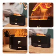 HUMIDIFICADOR AROMATIZADOR, DIFUSOR EFECTO FUEGO - TecnoMovil