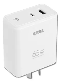 CARGADOR SOUL 65W USB A + C (IDEAL MACBOOK/NOTEBOOKS) en internet
