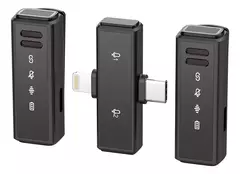 MICROFONO CORBATERO DUAL CON BASE SOUL en internet