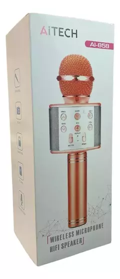 MICROFONO CON PARLANTE AITECH AI-858 COLORES SURTIDOS - comprar online