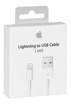 CABLE ORIGINAL APPLE USB A LIGHTNING 1M