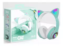 AURICULAR BLUETOOTH GATITO CON LUZ - comprar online