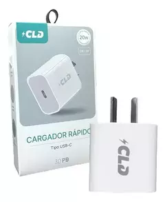 Cargador Carga Rápida 20w CLD iPhone/Samsung/Motorola/Xiaomi