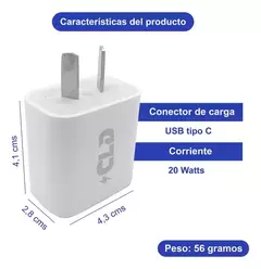 Cargador Carga Rápida 20w CLD iPhone/Samsung/Motorola/Xiaomi en internet