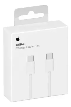 CABLE ORIGINAL APPLE TIPO C A TIPO C 1M