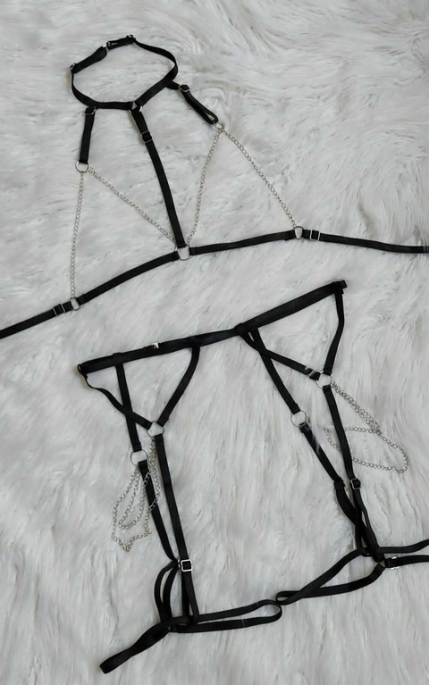 MARGARET CONJUNTO DE ARNÉS Y CADENA - DIVA