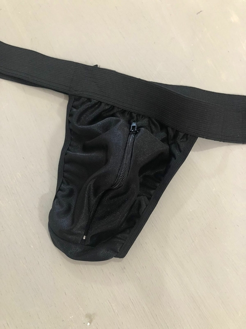 PASIONEL SLIP EROTICO CON CIERRE BLANCO - E215