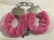 BUT ESPOSAS DE PELUCHE Y METAL ROSA - 251310053 en internet