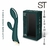 BUT DOBLE ESTIMULARO DARK GREEN VIBRO 3 RECARGABLE - ST-VB-0456
