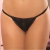 PASIONEL TANGA ABIERTA CON CINTA DE RASO NEGRA - T020