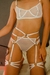 ROM ARNÉS LIGUERO BLANCO CON TRES TIRAS - 007B - comprar online