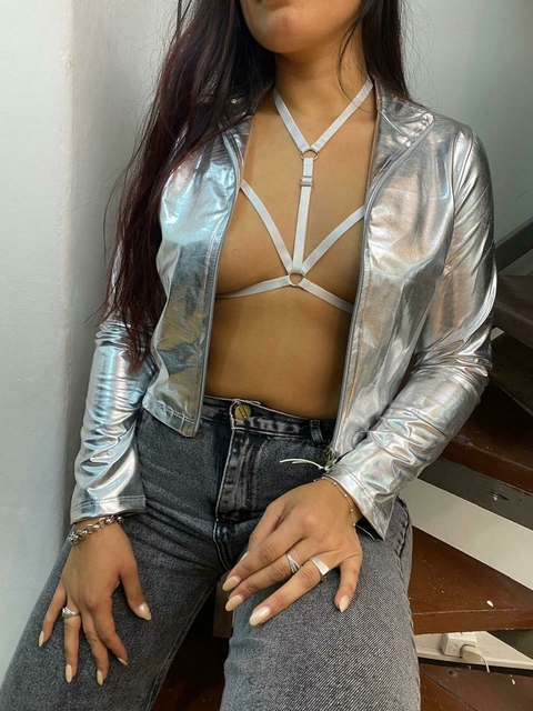 SWEET ARNÉS PECHERA CON BRETELES BLANCO - 015B