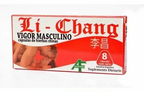 SEXS LI-CHANG VIGORIZANTE MASCULINO X 8 - CHANG