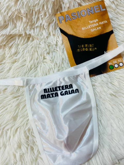 PASIONEL TANGA BLANCA BILLETERA MATA GALAN - 166 - comprar online