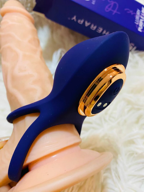 BUT ANILLO VIBRADOR LUXURY PURPLE LINE TEN - ST-CR-0147 - comprar online