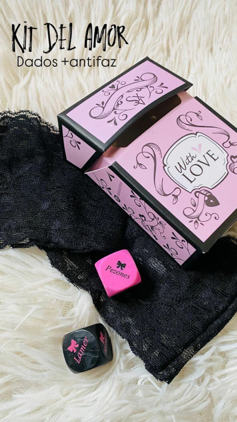 SEXITIVE LOVE KIT 02 - Exclusive for lovers - KIT DE DADOS Y TAPA OJOS LKL - comprar online