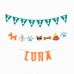 Festa Cachorrinhos a partir de: na internet