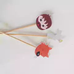 Arquivo para Palitões de mesa -12 un acompanha arquivo vasinho de papel - Festerice de mãe