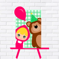 Festa Masha e o Urso a partir de: - loja online