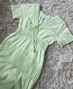 VESTIDO JERICOACOARA VERDE MENTA CANDY - comprar online