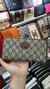 Carteira Gucci Couro Marrom