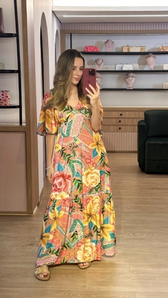 vestido helena manga longo - variações