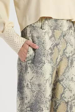 CALCA CREPE ESTAMPA SNAKE - MY PLACE - loja online