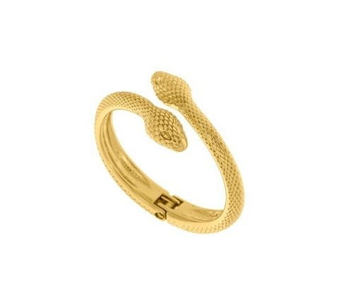 bracelete serpente ouro
