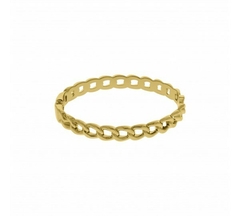 Bracelete mini corrente ouro