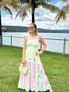 vestido Luma flores do campo
