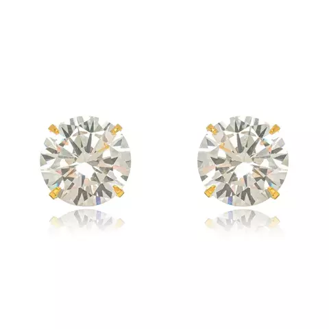Brinco ponto de Luz 7mm - ouro - comprar online