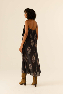 Vestido Midi Camadas GGT Estampa Eclat - MARIA FILÓ - ELMÊ