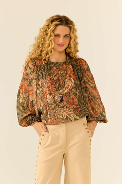 BLUSA ESTAMPA VITRAL - MARIA FILÓ - comprar online