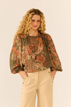 BLUSA ESTAMPA VITRAL - MARIA FILÓ - comprar online