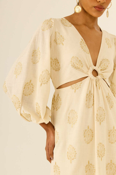 VESTIDO MIDI BORDADO ATALAIA - MARIA FILÓ na internet