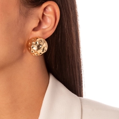 Brinco orgânico Luna - Ouro - comprar online