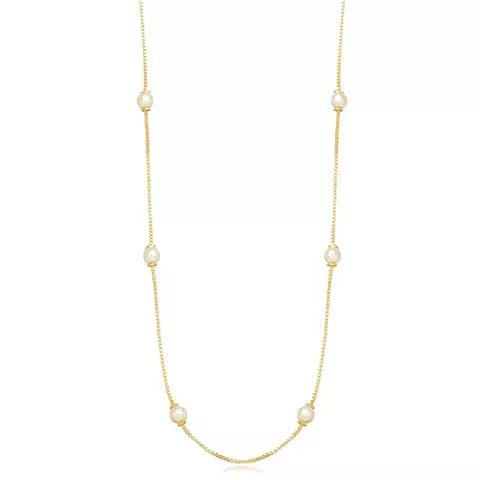 Colar Semijoia Pérolas 70CM - OURO - comprar online