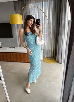 conjunto tricot ariel azul - ELMÊ