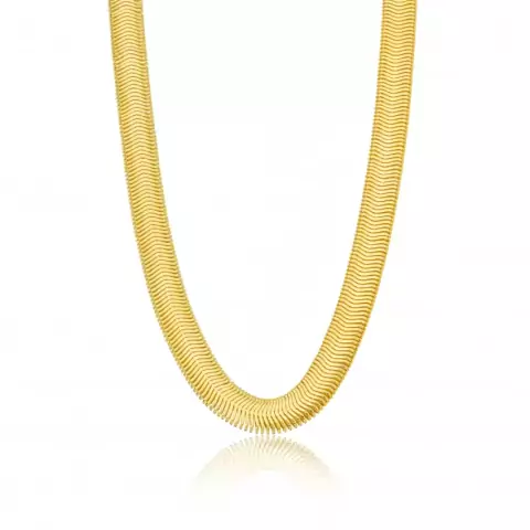 Choker malha grossa ouro