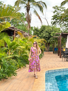 Vestido luana estampa inverno floral na internet