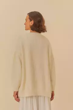 Cardigan Tricot Pelinho OFF WHITE - FARM RIO - ELMÊ