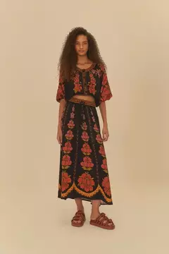 Saia Godê Madalena - farm rio - comprar online