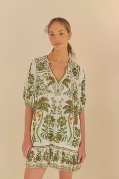 Vestido Curto Estampado Mari - farm rio - comprar online
