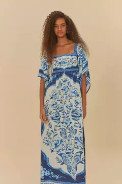 Vestido Cropped Estampado Jardim De Porcelana - FARM RIO - comprar online