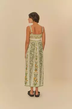 Vestido Cropped De Alça Estampado Antônia - farm rio - loja online