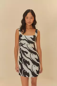 Vestido Midi Estampado Panteras - FARM RIO - ELMÊ