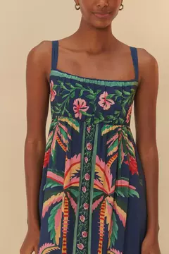 Vestido Cropped Estampado Encanto Da Natureza - FARM - ELMÊ