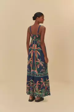 Vestido Cropped Estampado Encanto Da Natureza - FARM - loja online