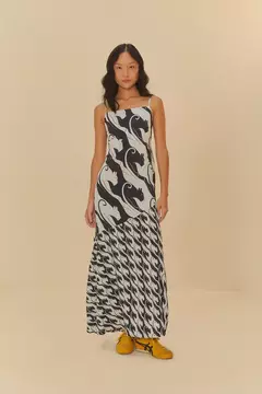 Vestido Midi Estampado Panteras - FARM RIO - comprar online